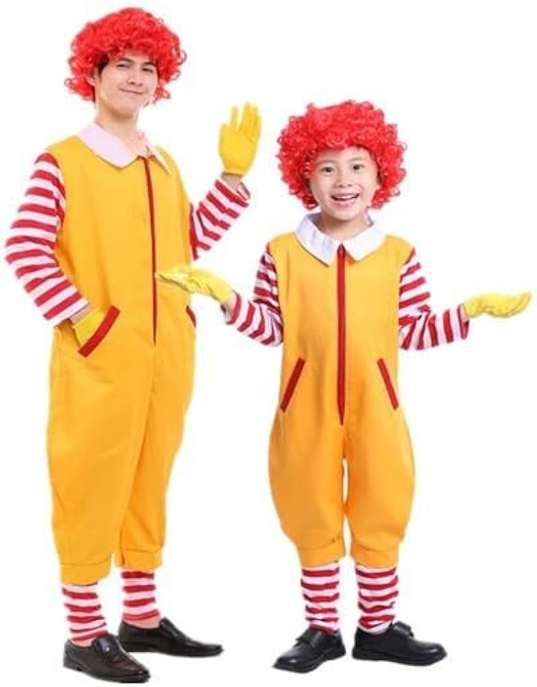 McDonald's コスプレ衣装 セット Amazon.co.jp: 【bbcos_mcds】【マクドナルド ドナルド 風